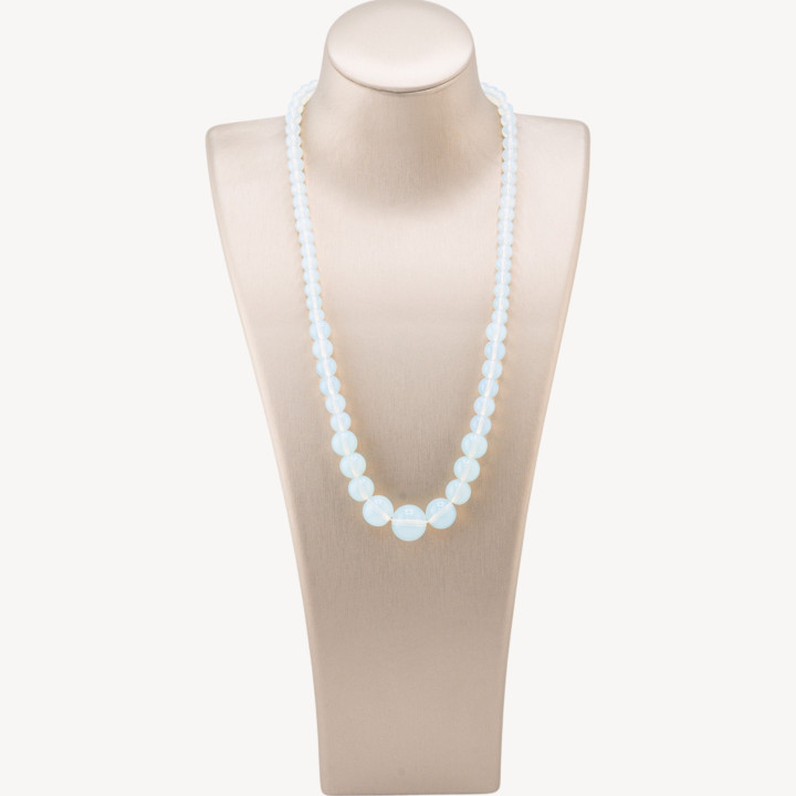 Collana Di Pietre Dure a Gradazione 6-14mm Opale Sintetico