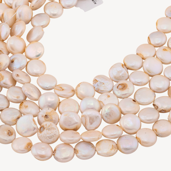 Perle Di Fiume Barocche Piatte Linea Economica MOD2173