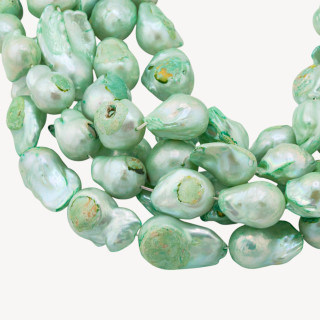 Perle Di Fiume Barocche Linea Economica Irregolare MOD.2277 Celeste