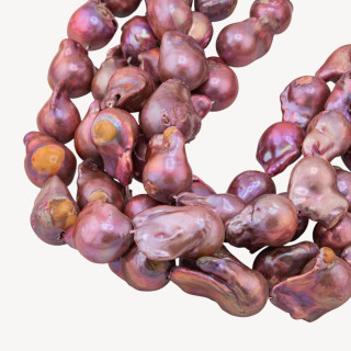 Perle Di Fiume Barocche Linea Economica Irregolare MOD.2277 Viola