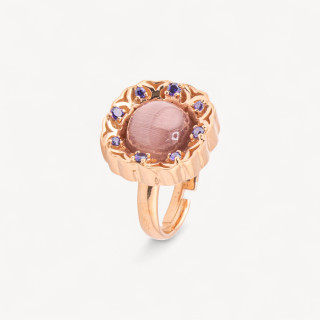 Anello Gioiello In Argento 925 Con Zirconi MOD.2742 9,4x12mm