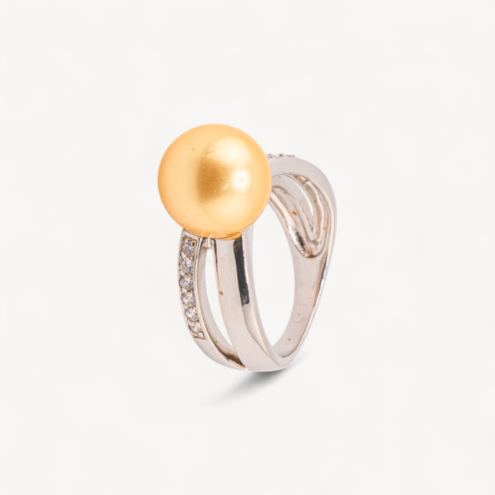 Anello Gioiello In Argento 925 Con Zirconi MOD.2742 12,2x22,6mm