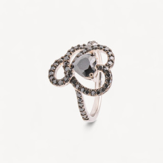 Anello Gioiello In Argento 925 Con Zirconi MOD.2742 16,4x20mm