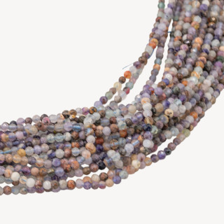 Fluorite Perline Diamond Cut 3,5mm