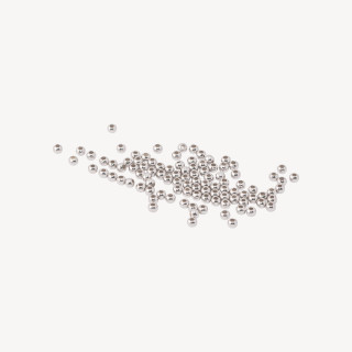 Distanziatore Palline Di Argento 925 Schiaccini 2mm Rodiato