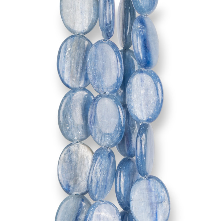 Cianite Ovale Piatto 8x12mm