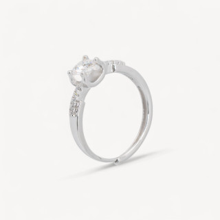 Anello In Argento Con Moissanite MOD1446