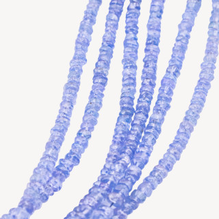 Tanzanite Rondelle Sfaccettate 3-4mm