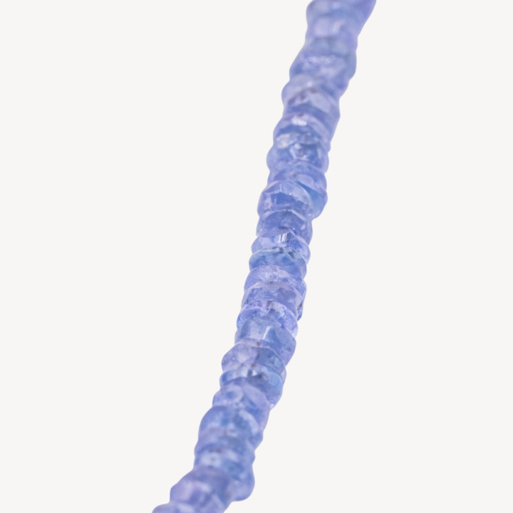 Tanzanite Rondelle Sfaccettate 3-4mm