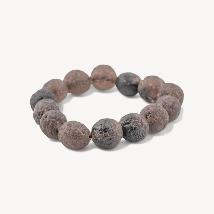 Bracciale Elastico Di Muscovite (Martian Meteorite) Scuro 13-14mm