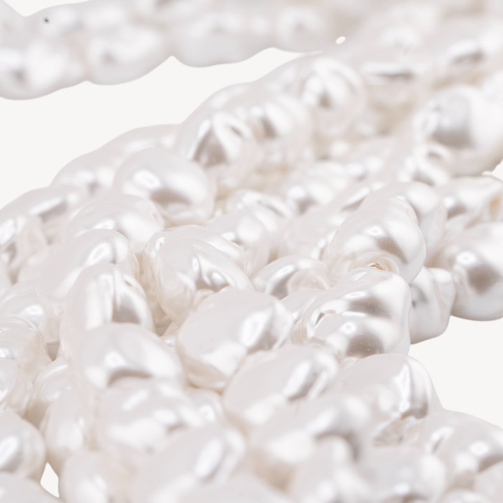 Perle di Maiorca Bianca Gocce Barocche