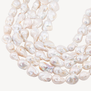 Perle Di Fiume Barocche Naturali TBG Bianco 90-100gr per Creazioni Gioielli DIY