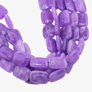 Giada Rettangolo Piatto Liscio 13x18mm Viola