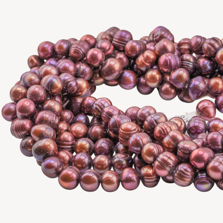 Perle di Fiume Semiround AA+ 10-11,5mm