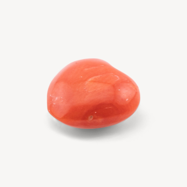 Cabochon di Corallo Rosso Italiano Naturale Premium 8,5mm 1pz