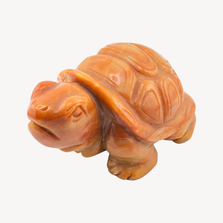 Soprammobile Tartaruga Di Pietra Dura 5'' Lunghezza 16cm Circa MOD.3