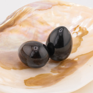 Ovetto Di Pietre Dure Naturali 22x30mm Onice 1pz