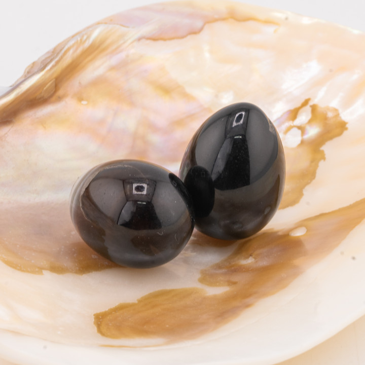 Ovetto Di Pietre Dure 22x30mm Onice 2pz