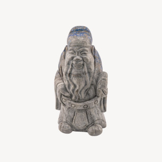 Soprammobile Statua Incise a Mano Buddha Di Pietre Naturali 11x5cm 1pz Lapislazzuli