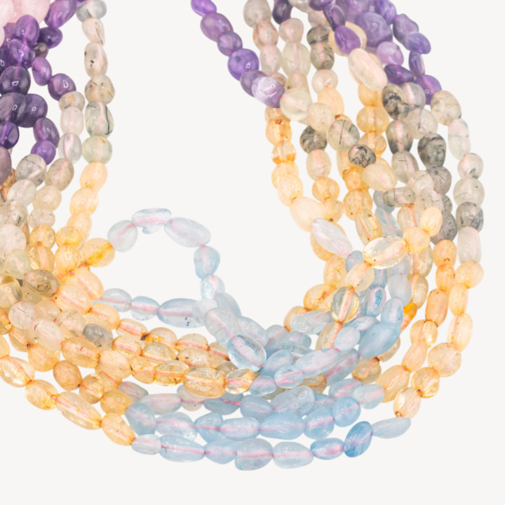 Quarzo Multicolor Sasso Burattato 6-8mm