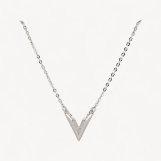 Collana Di Argento 925 Con Pendente Collezione Luna V Rodiata