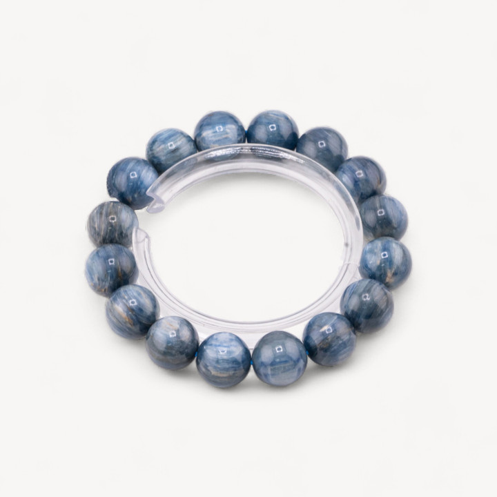 Bracciale Di Cianite Naturale 13mm