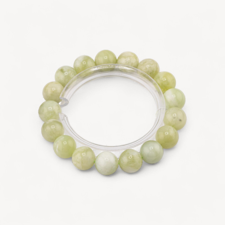 Bracciale Di Giada Canadese Naturale 12mm