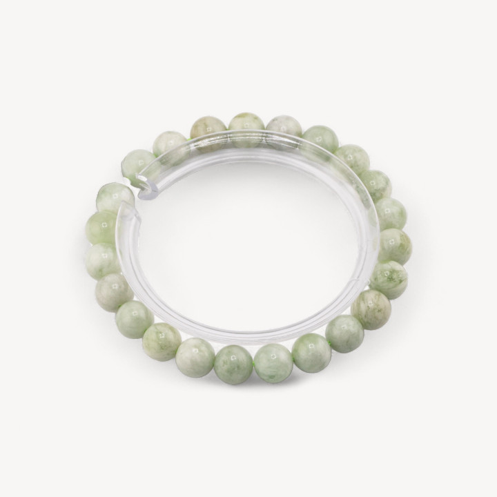 Bracciale Di Giada Canadese Naturale 7mm
