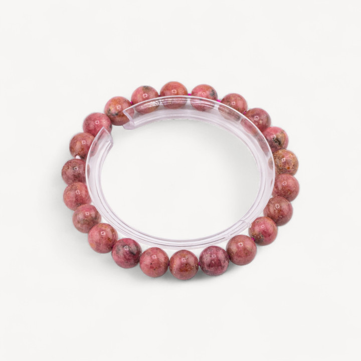 Bracciale Di Rodonite Naturale 8mm
