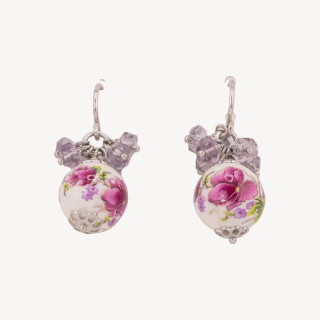 Orecchini Di Argento 925 Con Ceramica