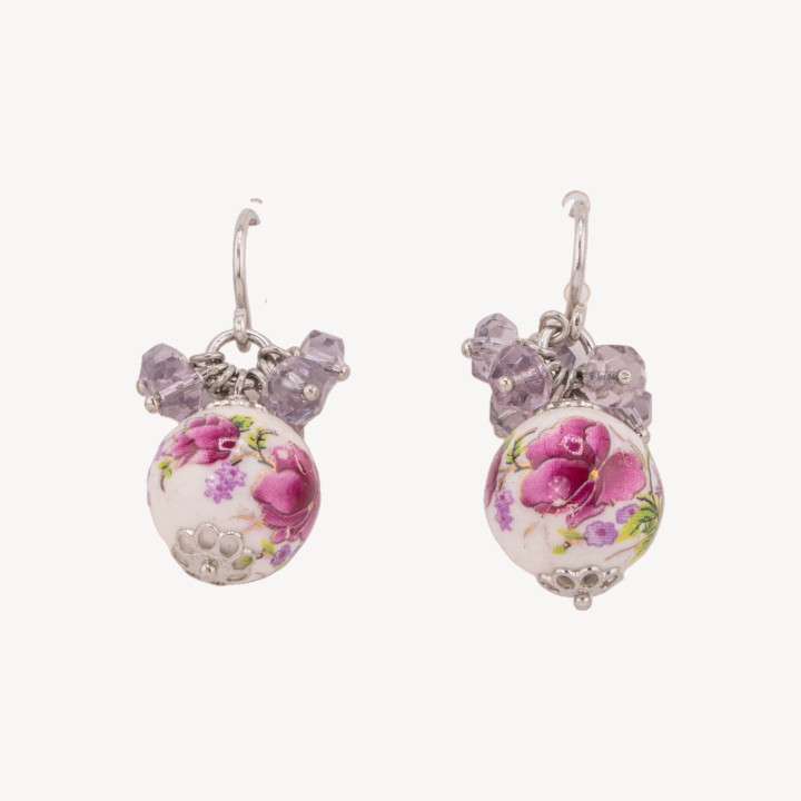 Orecchini Di Argento 925 Con Ceramica