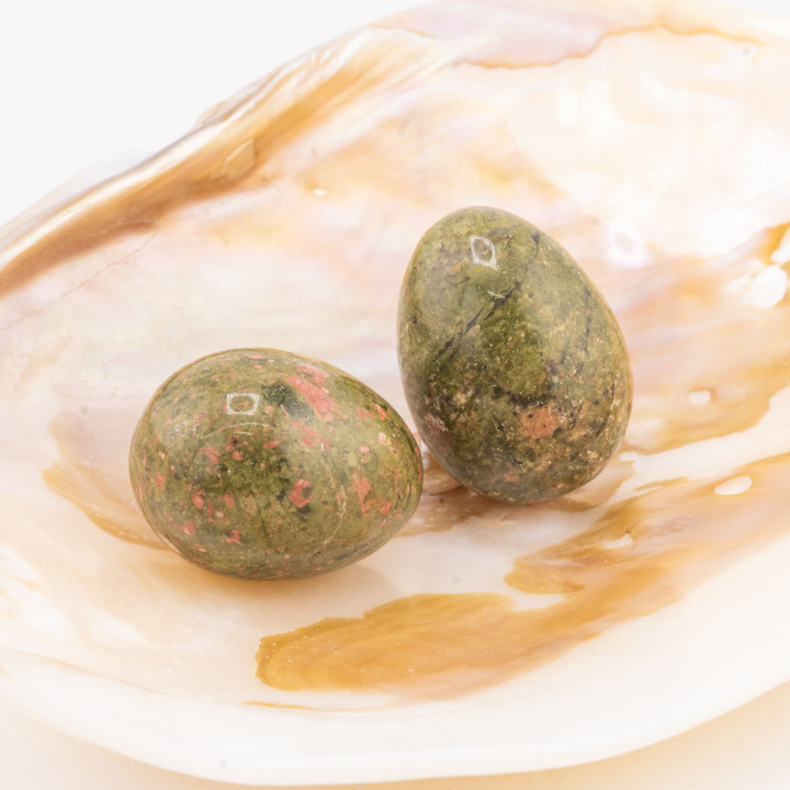 Ovetto Di Pietre Dure Naturali 22x30mm 1pz