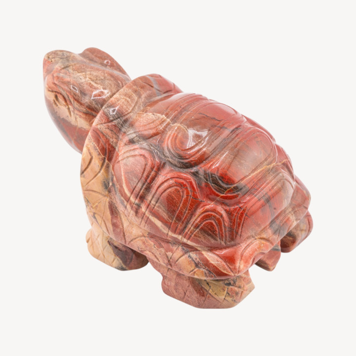 Soprammobile Tartaruga Di Pietra Dura 5'' Lunghezza 16cm Circa MOD.1