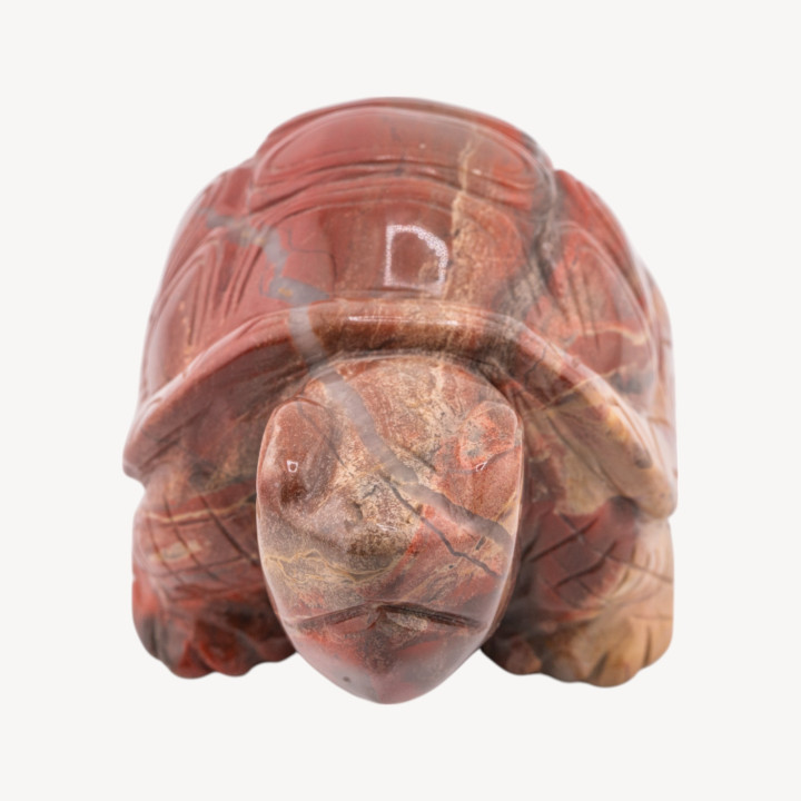 Soprammobile Tartaruga Di Pietra Dura 5'' Lunghezza 16cm Circa MOD.1