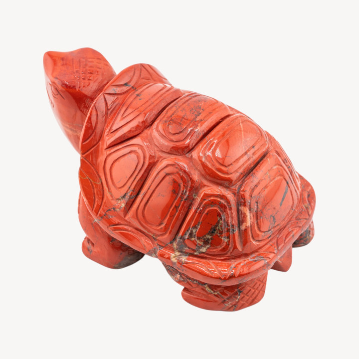 Soprammobile Tartaruga Di Pietra Dura 5'' Lunghezza 16cm Circa MOD.2