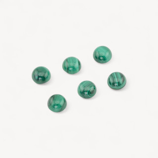 Cabochon Di Malachite Tondo 10mm 8pz