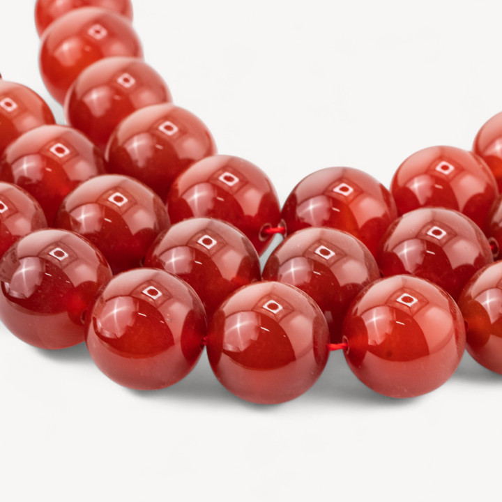 Red Carnelian Round Smooth 18mm