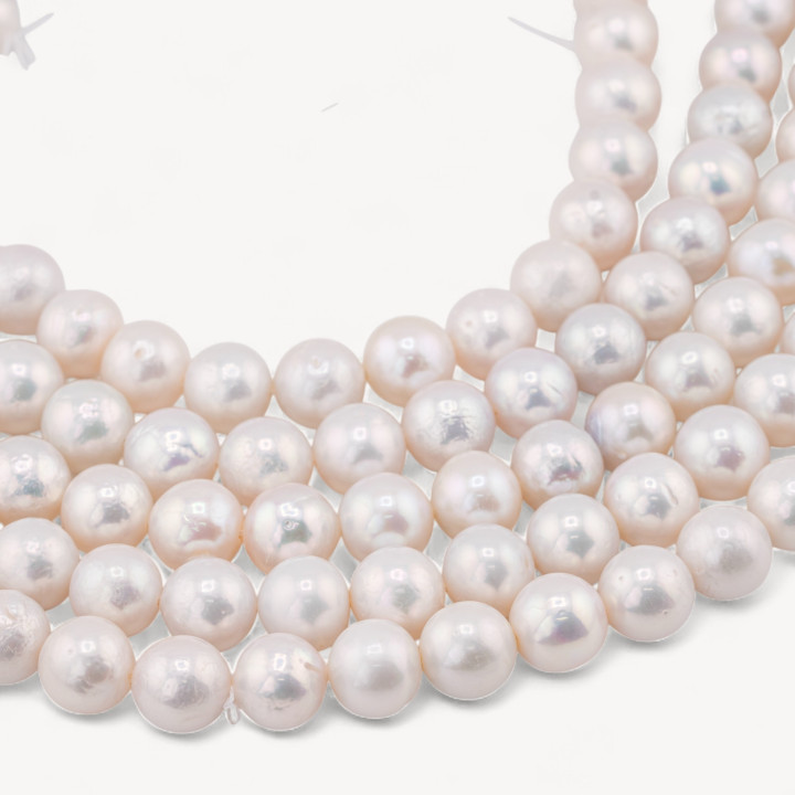 Perle Di Fiume Barocche Tonde 9-10mm