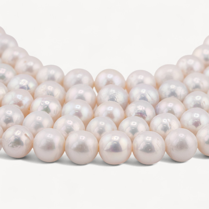 Perle Di Fiume Barocche Tonde 9-10mm