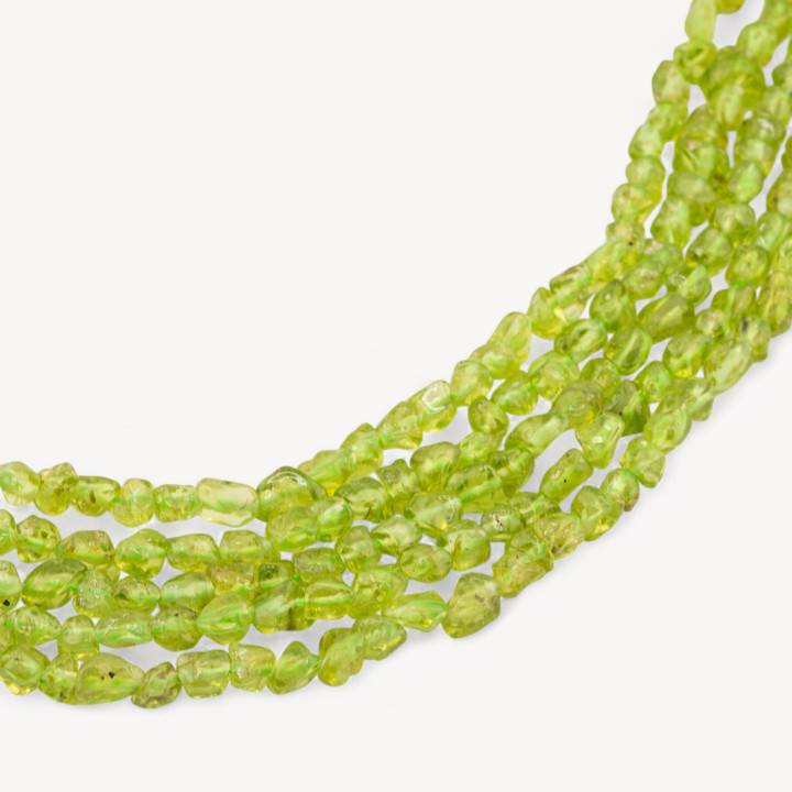 Peridot Sasso Burattato 4-6mm