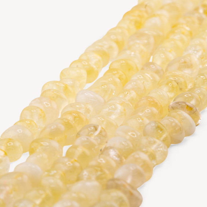 Quarzo Lemon Sasso Burattato 7,5x11mm