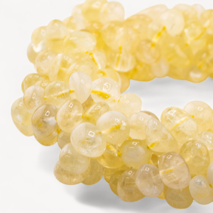 Quarzo Lemon Sasso Burattato 7,5x11mm