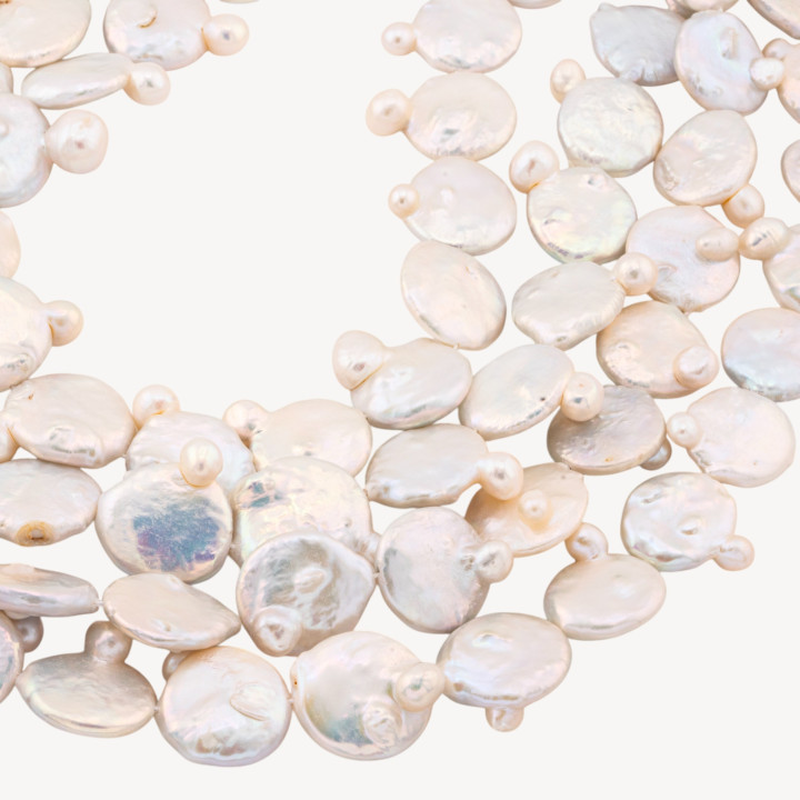 Perle Di Fiume Barocche Piatte Linea Economica