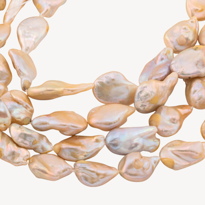 Perle Di Fiume Barocche Piatte Linea Economica