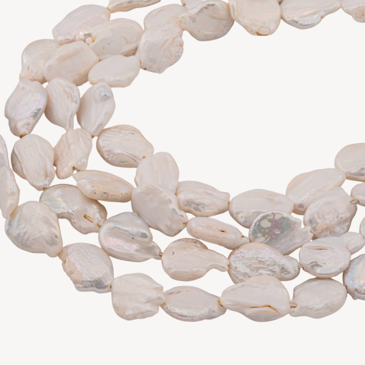 Perle Di Fiume Barocche Piatte Linea Economica