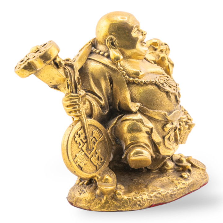 Soprammobile Statua Di Ottone Monaco 12x11cm