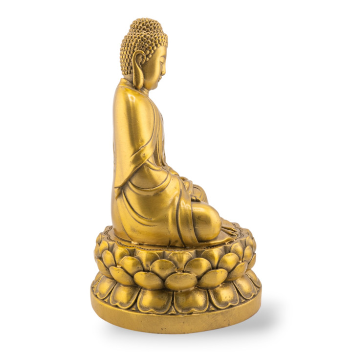 Soprammobile Statua Di Ottone Monaco 11x19cm