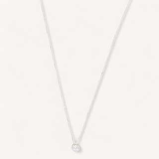 Collana In Argento 925 Con Pendenti Con Zirconi MOD3890 Rodiata