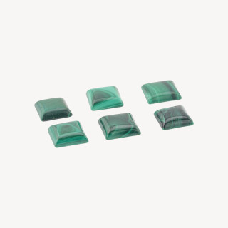 Cabochon Di Malachite a Cuscinetto 10mm 6pz