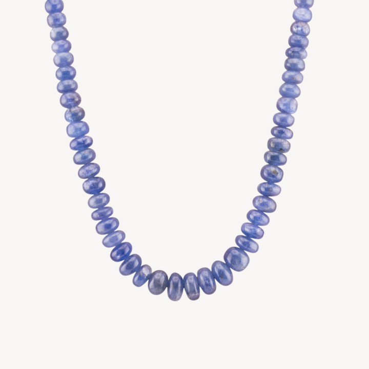 Collana Di Tanzanite A Gradazione 6,5-11,5mm